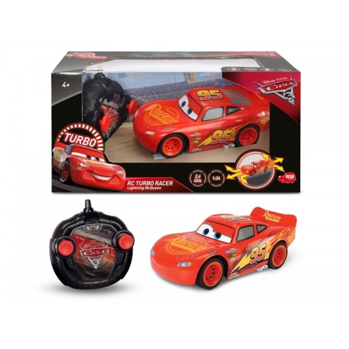 Rc cars 3 saetta mc queen 1:24 con funzione turbo