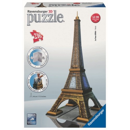 Pzl.3d tour eiffel 43cm.216pz.     