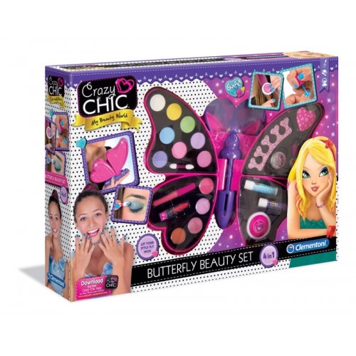 Crazy chic - butterfly beauty set