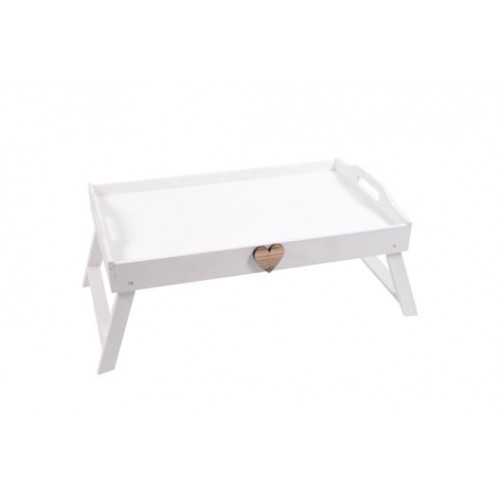Vassoio portacolazione in legno cm 50x30x20 