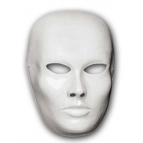 Foto del prodotto Maschera viso medio bianco da pitturare