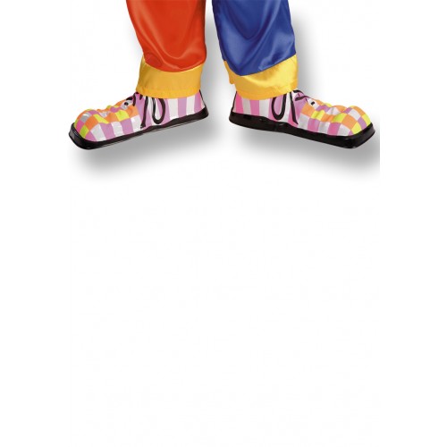 Copriscarpe clown bambino in busta c/cav