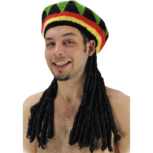 Cappello rasta c/capelli in busta