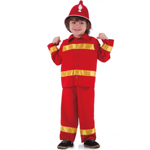 Costume pompiere tg.iii in busta