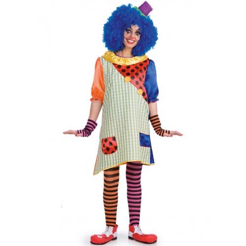 Costume clown ridolina tg.xl in busta
