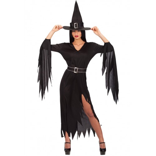 Costume strega morticia t.u. (s-m-l)  in