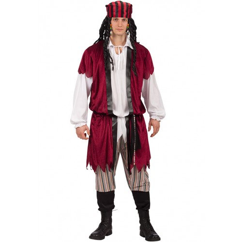Costume pirata jack t.u. (m-l) in busta