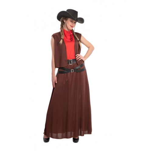 Costume cow-girl t.u. (m-l) in busta