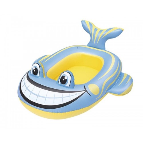 Foto del prodotto Canottino pool float, cm. 100x83 rana, cm. 107x98 pesce, 2 modelli assortiti  