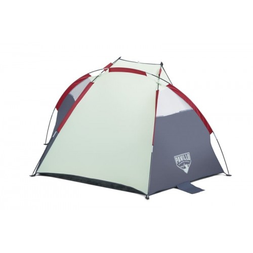 Tenda da spiaggia ramble 2 adulti cm. 200x100x100, monostrato poliestere 170t, protezione acqua pa300mm, protezione terra 110g/m2 pe, tasche interne, peso ridotto 