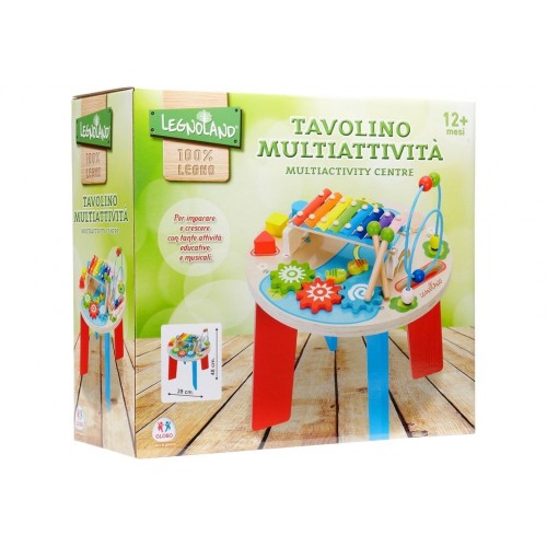 Tavolino multiattivita' in legno