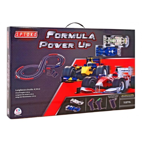 Pista formula 466cm  con trasformatore 2 auto mega track