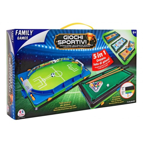 Giochi da tavolo sportivi 5 in 1