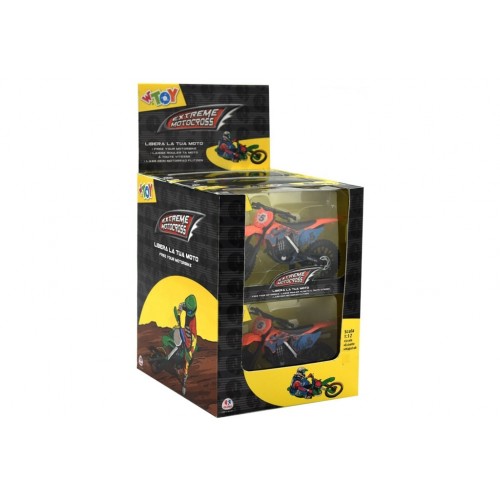 Motocross scala 1:12  3 col. 6pz d/box