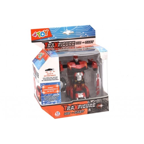 Traxfigure die cast robot   auto 3 col.