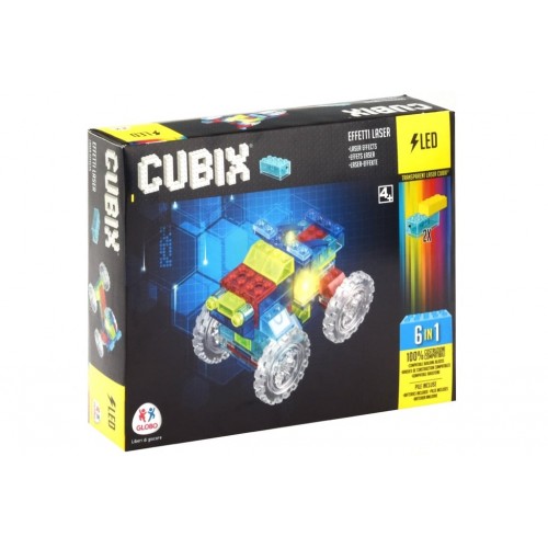 Costruzioni con luci mezzi 76pz trasparen b/o 6in1