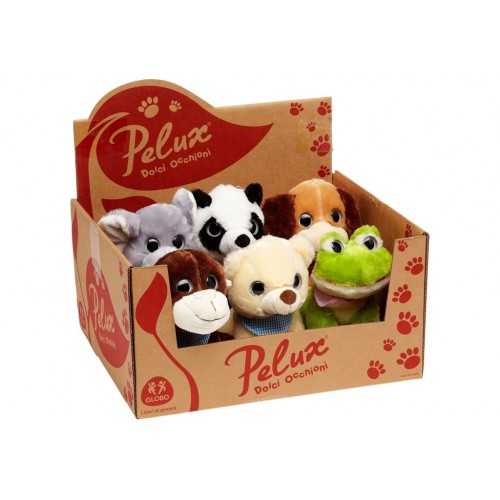 Pelux animali assortiti 18cm 6ass d/box