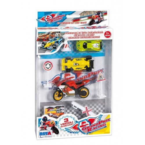 Playset 3 mezzi die cast 