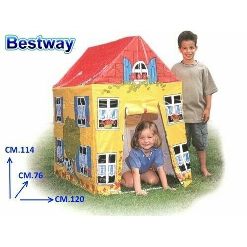 Bestway casetta gioco in tela per bambino giardino casa giocattolo svago