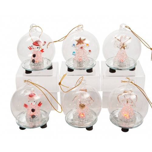 Figure xmas led dia 6cm 1l p1