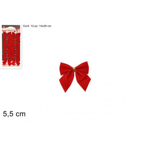 Fiocchi 5.5cm set 12 rosso jw51512/r