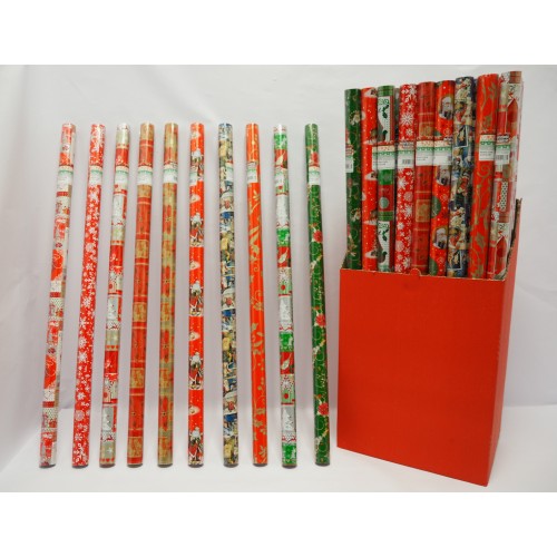 Rotolo foglio carta 200x70cm.       06 ass.ti natale 8001294860136