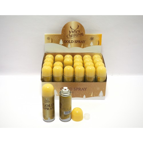 Foto del prodotto Bottiglia decorativa color oro 160ml. in display